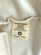 fabric tag inside NWT Duffield Design Bamboo Cotton Waterfall Cardigan | Size L at Blue Sparrow Shop