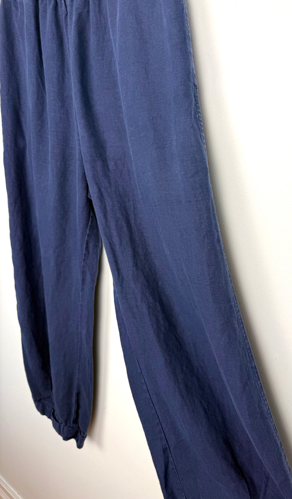 flow of 100% Linen Pull-On Pants | Relaxed | Size S at Blue Sparrow Shop