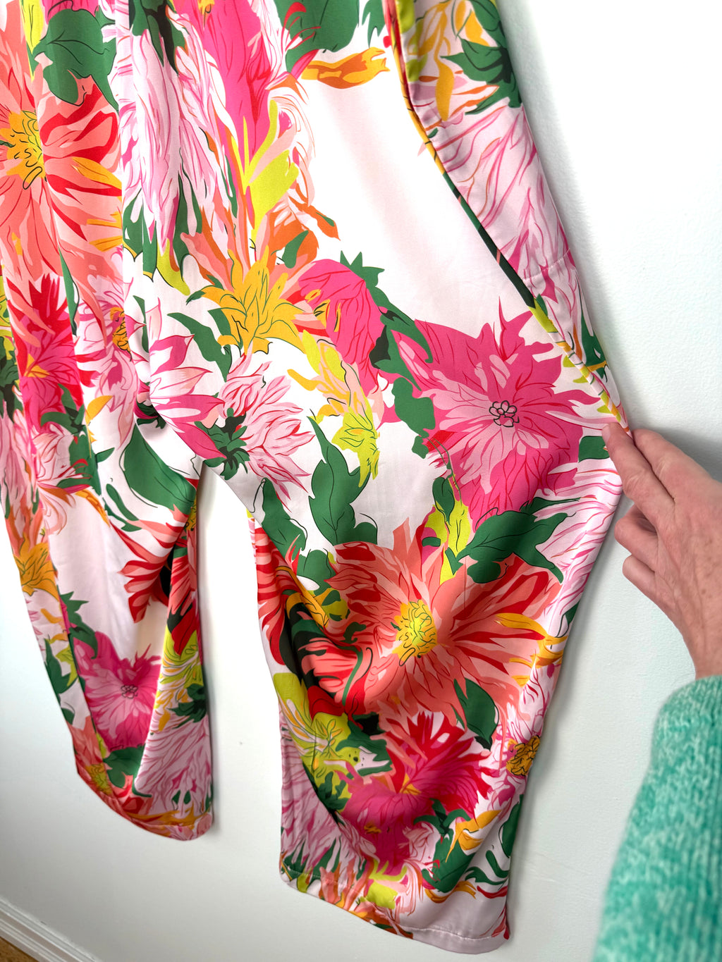 flow of Made in Canada Picadilly Wide Leg  Palazzo Style Pants | Size XXL at Blue Sparrow Shop