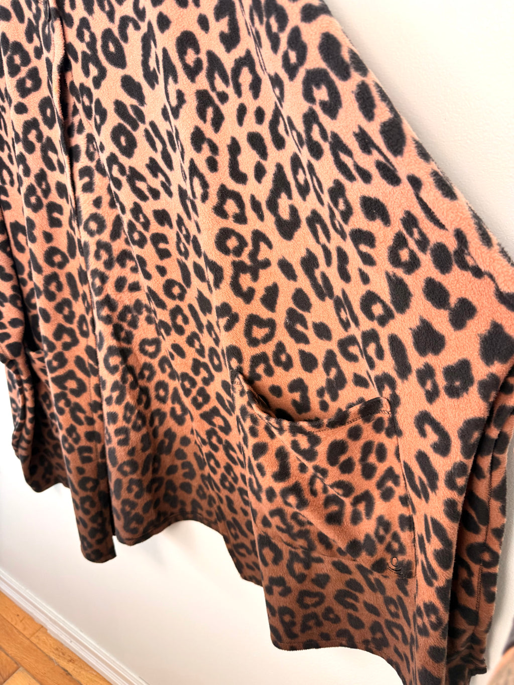 flow of Oversized Fleece Poncho | One Size
