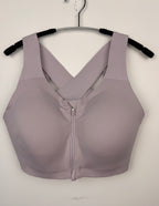 front of Lululemon Energy Zip-Front High-Support Sports Bra | Size 36DD on hanger