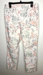 front of Tribal Brand Pastel Coloured Floral Jegging Jeans at Blue Sparrow Shop