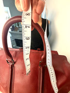 handle length Ted Baker London Leather Weekend Travel Duffle Bag