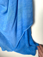 hemline of Italian-Made Draped Cowl-Neck Tank