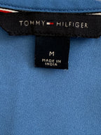 hilfiger inside tags on Faux Wrap Tommy Hilfiger Sleeveless Blouse | Size M at Blue Sparrow Shop 