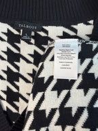 inside label Talbots Houndstooth Sweater Vest 