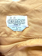inside label on 100% Silk Vintage Dalmys Classic Shell Tank | Size M at Blue Sparrow Shop  