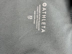 inside label imprinted on Athleta tie dye  Sports Bra Crop Top