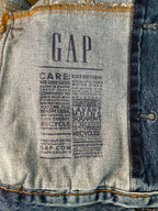 inside label on GAP Classic Denim Trucker Jacket | Oversized XS at Blue Sparrow Shop