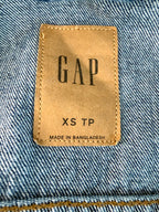 inside label on GAP Classic Denim Trucker Jacket | Oversized XS at Blue Sparrow Shop