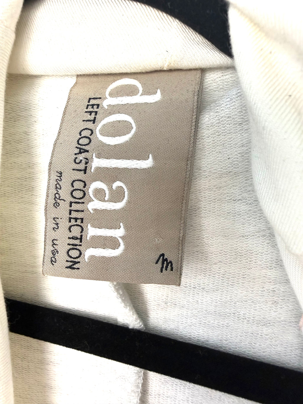 inside label on Left Coast Collection Jacket 