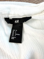 inside label on Oversized H & M boho peasant blouse 