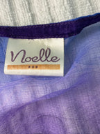 inside label on Sheer Batwing Poncho Top | One Size at Blue Sparrow Resale Shop