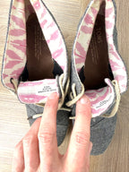 inside of TOMS Chambray Espadrille Wedge Booties