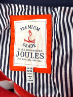 inside size tag on 98% Cotton Joules Nautical Breton Pullover | Size S at Blue Sparrow Shop