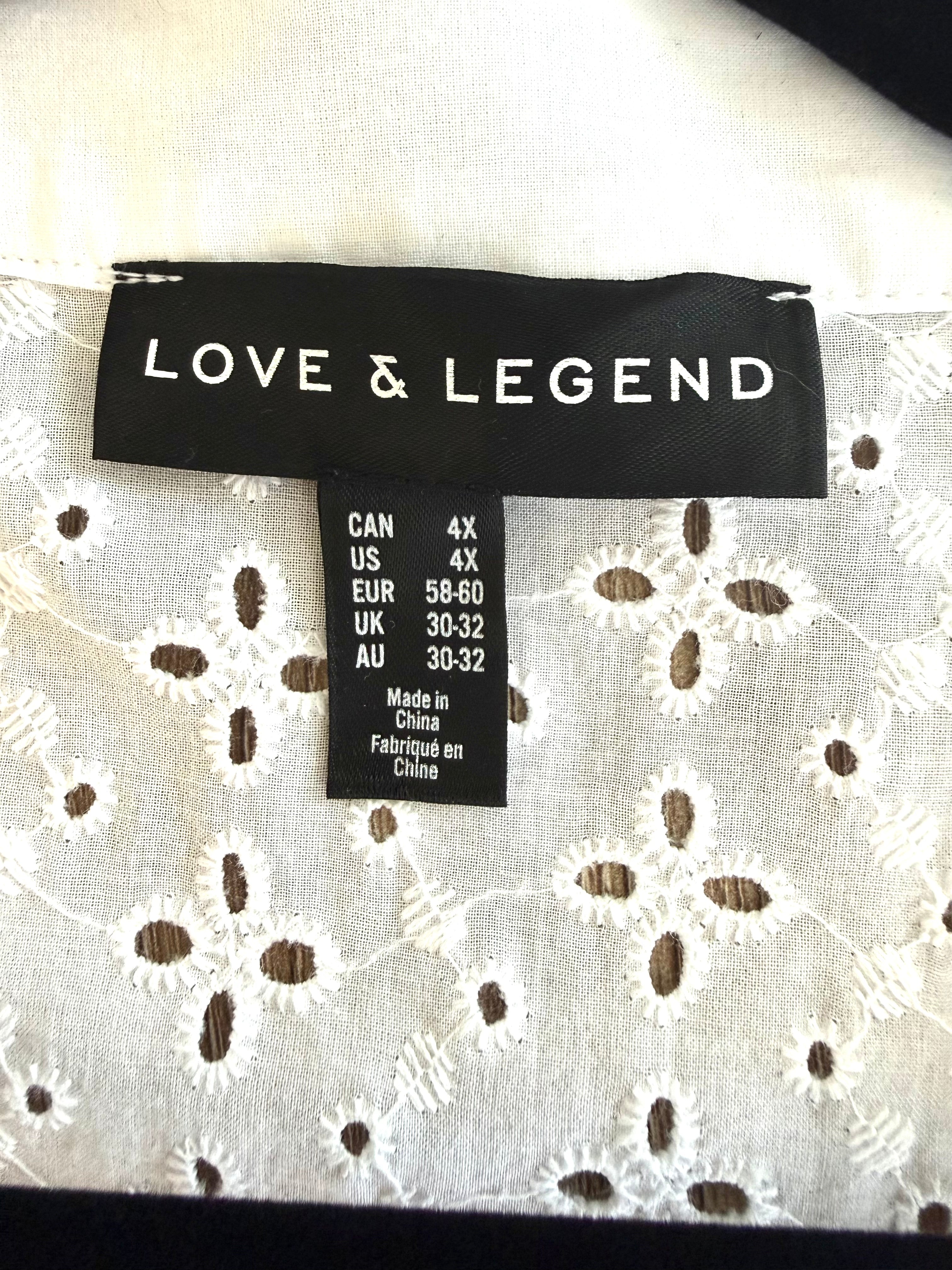 inside tag love and legend oversized white eyelet kimono 