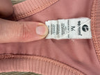 inside tag on 90 Degree by Reflex Ribbed Racerback Tank with shelf bra 