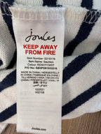inside tag on 98% Cotton Joules Nautical Breton Pullover | Size S at Blue Sparrow Shop