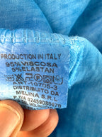inside tag on Italian-Made Draped Cowl-Neck Tank