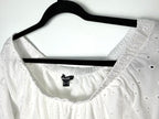 inside tag on Mexx White 100% Cotton Eyelet Off-Shoulder Top