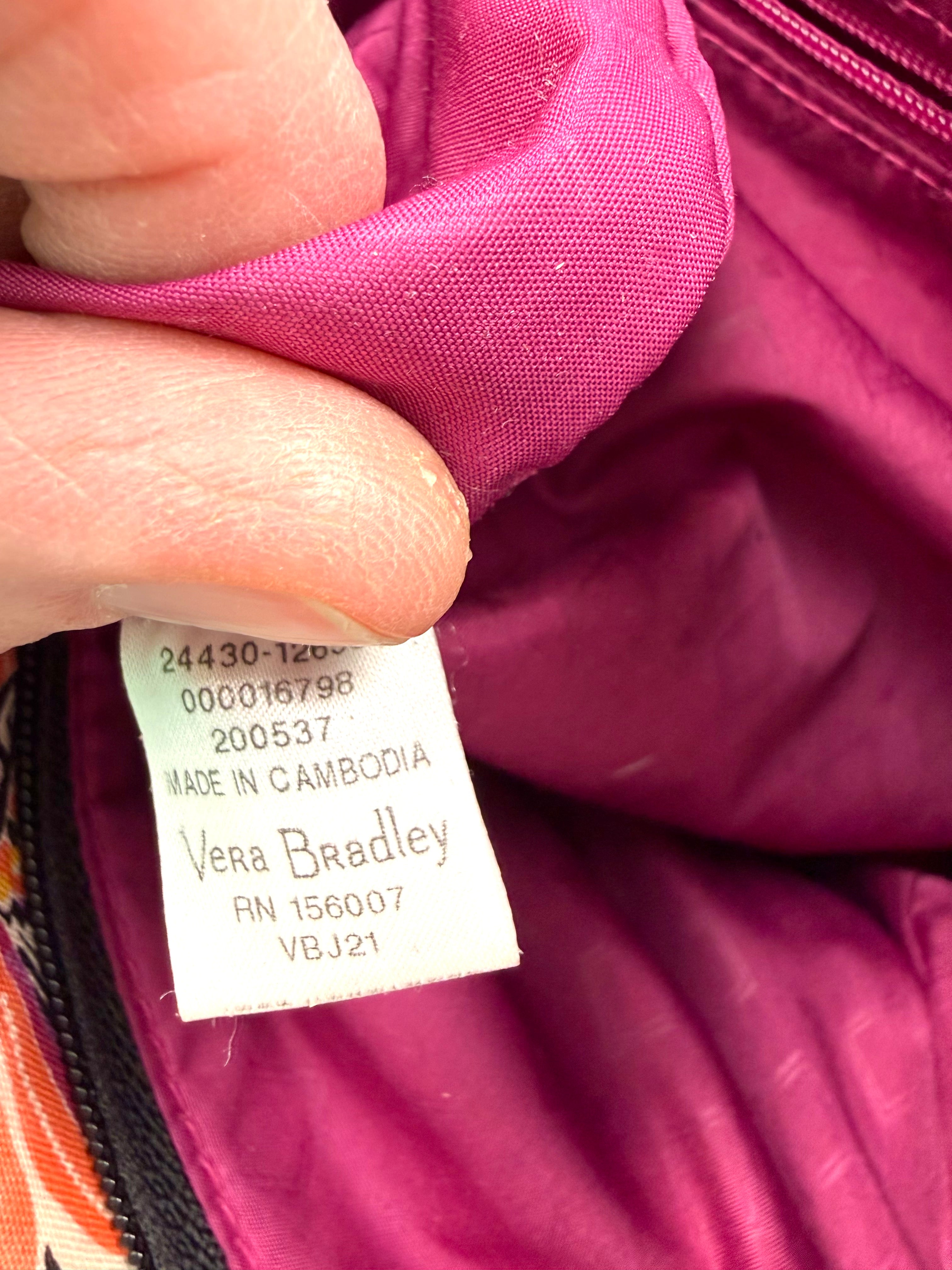 inside tag on Vera Bradley Quilted Crossbody Bag  at Blue Sparrow Shop