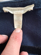 inside tags on 100% Organic Cotton Eileen Fisher Sweater | Size L