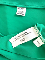 inside tags on Jockey Emerald Green Draped Cowl Neck Top | XS at Blue Sparrow Shop