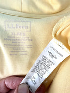 inside tags on L.L. Bean Supima 100% Cotton Cardigan