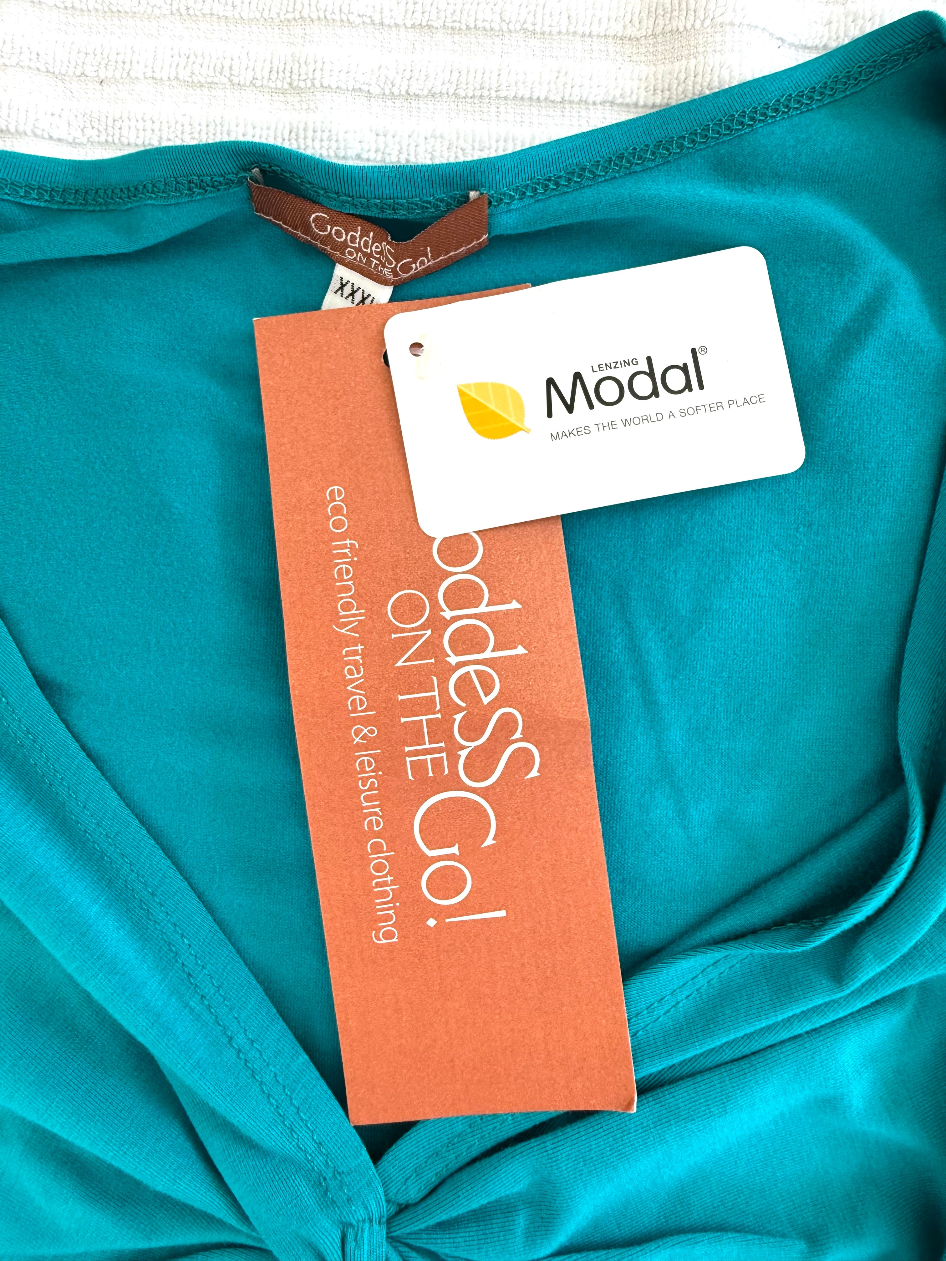 inside tags on NWT 90% Modal Goddess on the Go Modal Top | Size XXXL at Blue Sparrow Shop