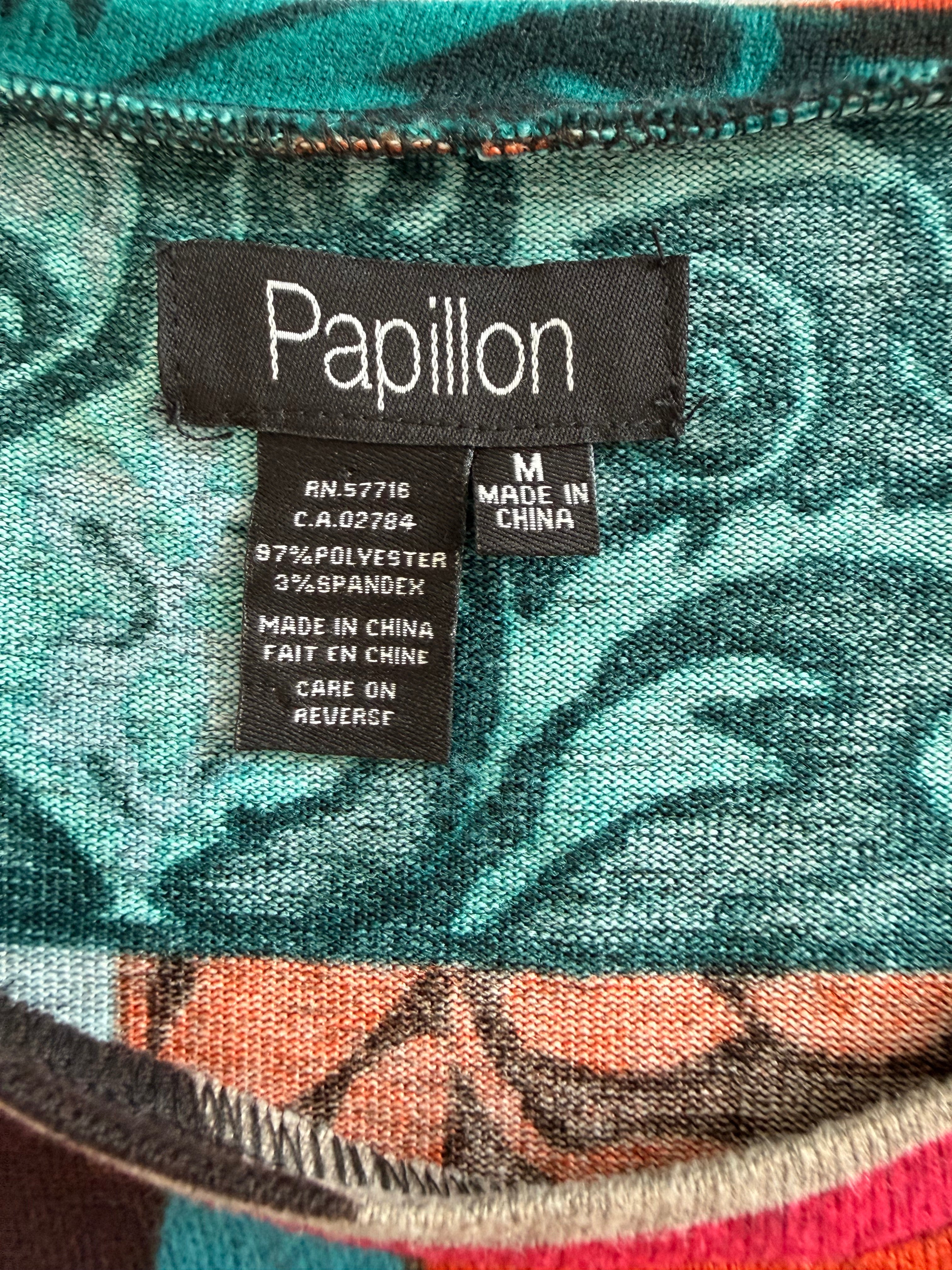 inside tags on Papillion Tunic Sweater Dress | Size M