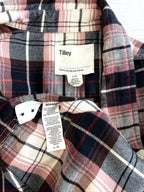 inside tags on  Tilley Organic Cotton Plaid Shirt 
