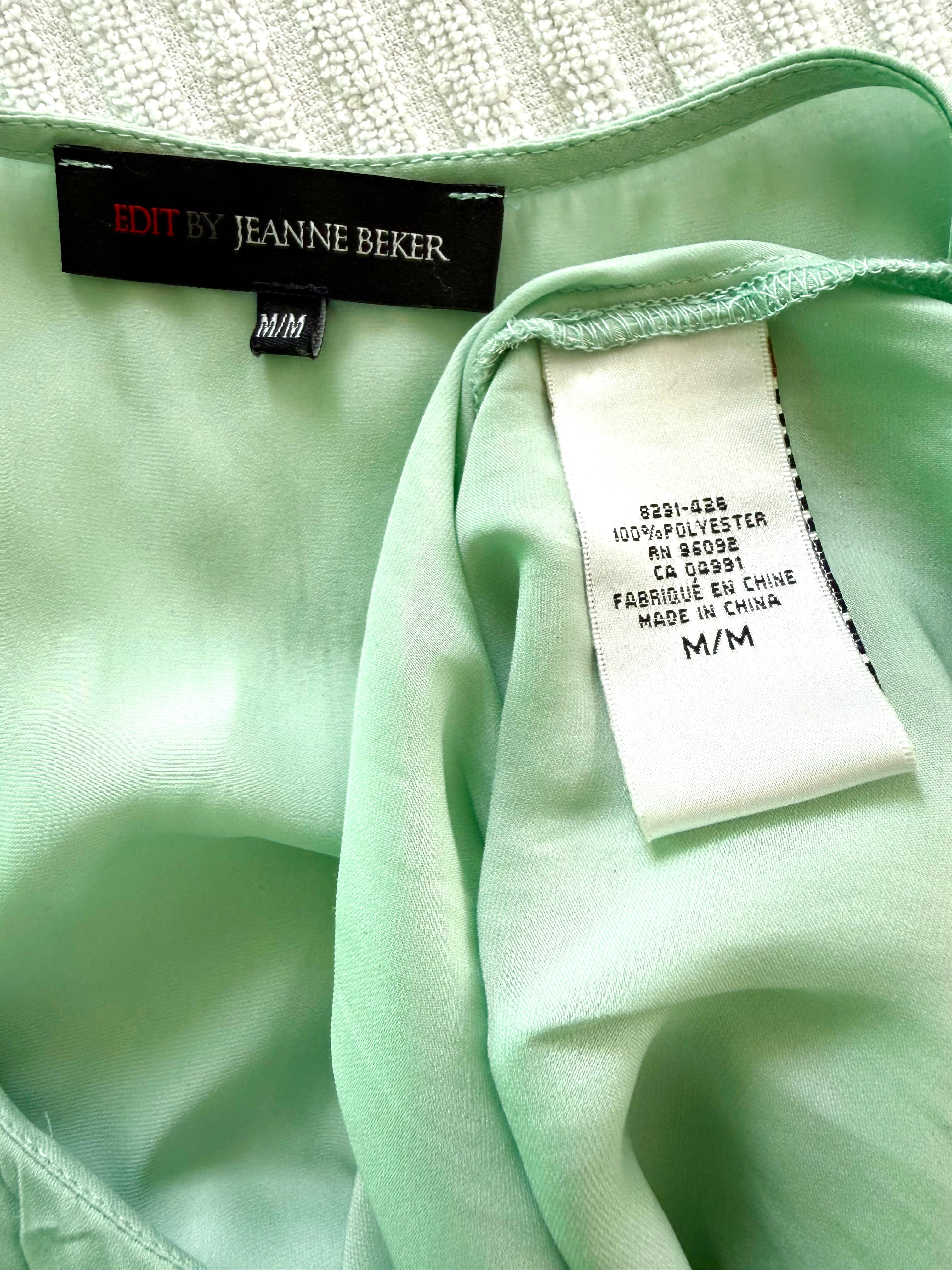 inside tags on flattering drapey sleeveless top Edit by Jeanne Beker | Size M at Blue Sparrow Shop Canadian Resale Reimagined