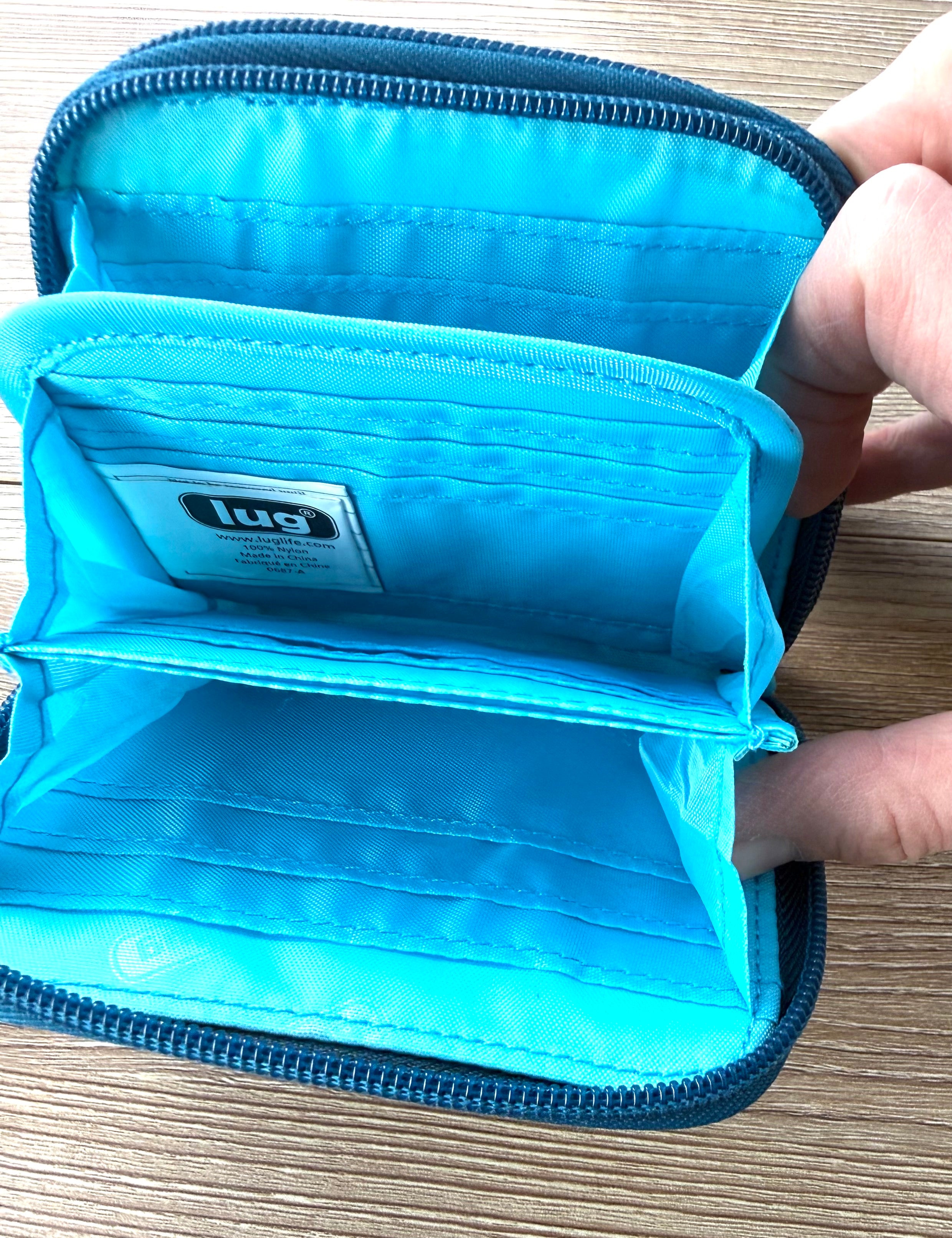 inside view  NWOT Lug Double Zip Wallet 