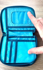 inside view  NWOT Lug Double Zip Wallet 2