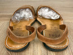inside view of PONS Avarca Leather Sandals | Size 40 at Blue Sparrow Shop