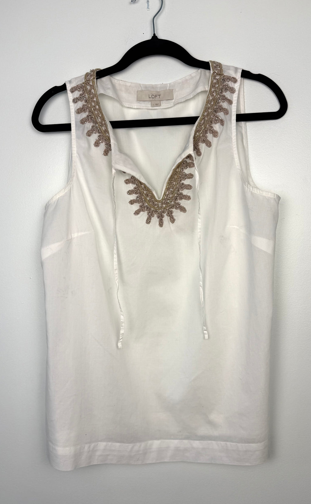 lightweight white summer top women relaxed fit