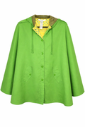 Hooded Rain Poncho | Size M at Blue Sparrow Shop