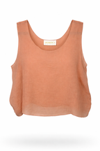 100% silk Linda Lundström Silk Crop Top | One Size at Blue Sparrow Shop