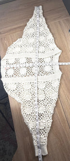 measurements of Cottagecore crochet look shrug 