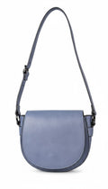 medium blue Crossbody Saddle Bag at Blue Sparrow Shop
