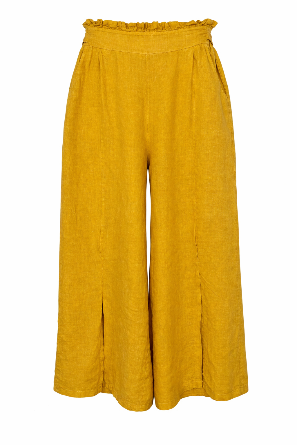 Alessia Santi Linen Pants | Size L at Blue Sparrow Shop