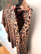 open side on Oversized Fleece Poncho | One Size