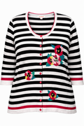 oversized_cardigan_striped_with_sequinned_decals_at_Blue_Sparrow_Shop
