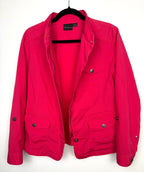 Tribal brand 98% Cotton Utility Jacket | Size 12 at Blue Sparrow Shop photo showing jacket open 