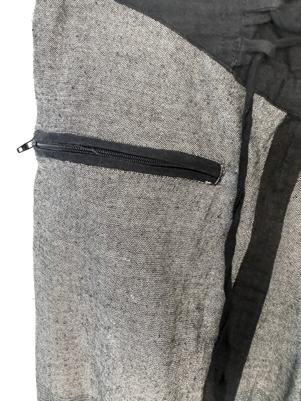pocket detail on front of  Pandora Beyond Fair Trade Wide Leg Wrap Pants 
