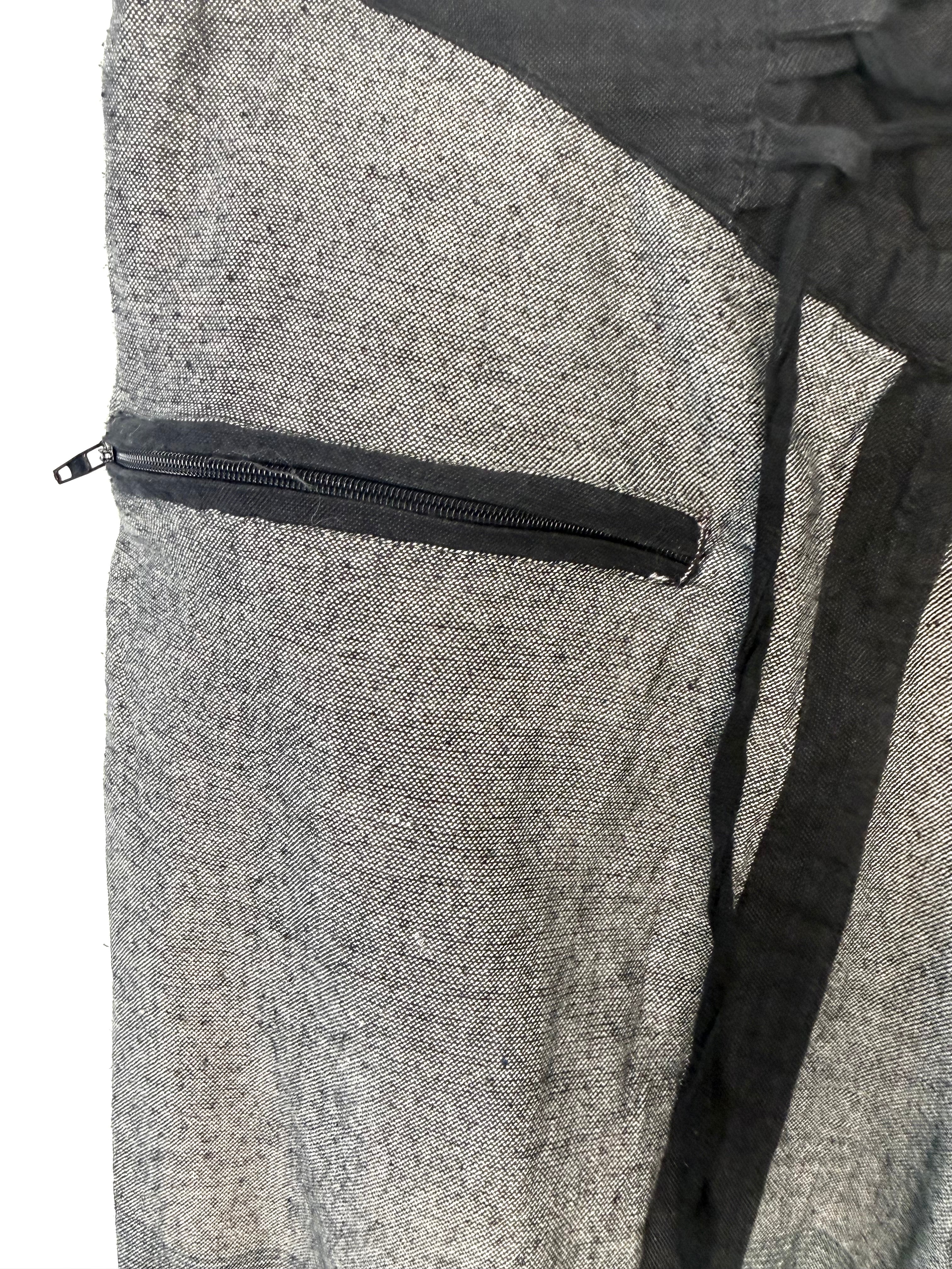 pocket detail on front of  Pandora Beyond Fair Trade Wide Leg Wrap Pants 