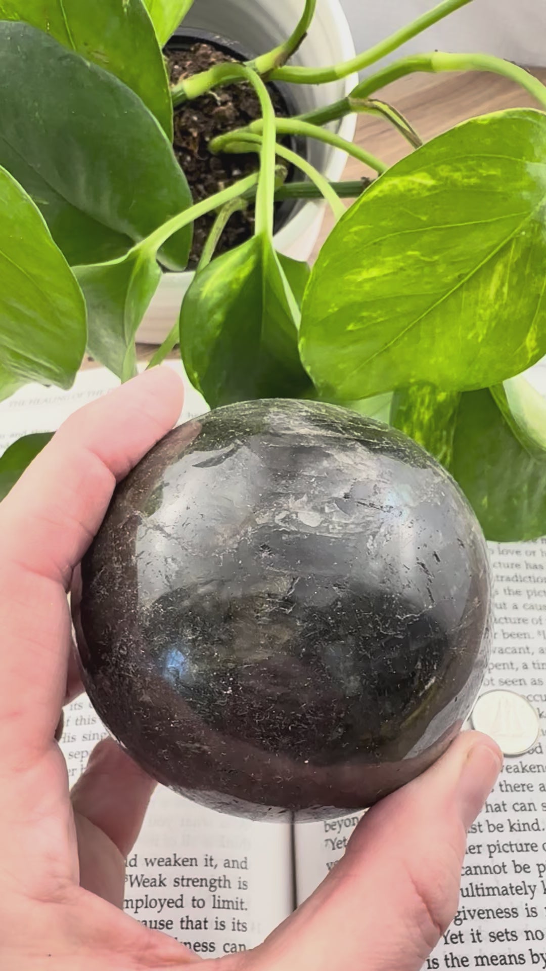 Video of labradorite sphere 