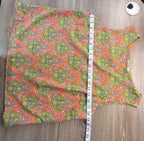 retro print tank measuring 38" bust
