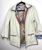 reverse side of Handmade Reversible Quilted Patchwork Jacket