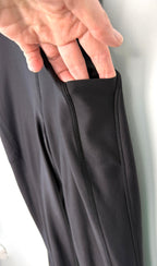 side pocket on Lululemon Black High Waisted Leggings | Size 8 at Blue Sparrow Shop